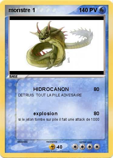 Pokemon monstre 1