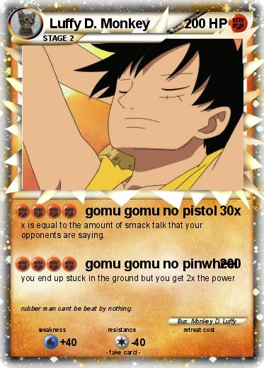 Pokemon Luffy D. Monkey