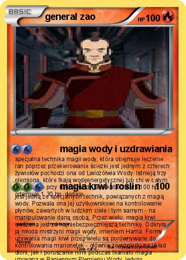 Pokemon generał zao