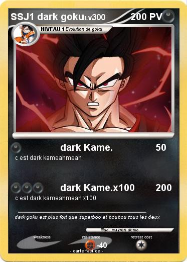 Pokemon SSJ1 dark goku