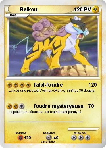 Pokemon Raikou