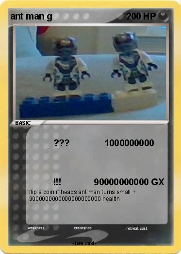 Pokemon ant man g