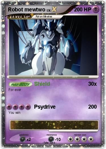 Pokemon Robot mewtwo