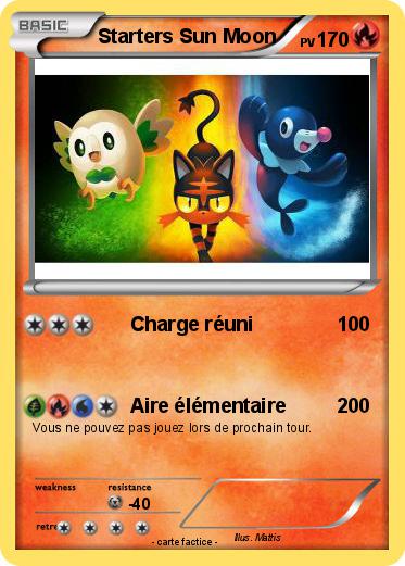 Pokemon Starters Sun Moon