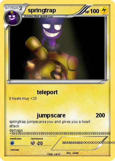 Pokemon springtrap