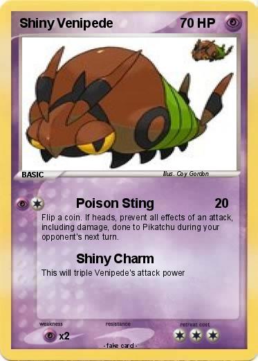 Pokemon Shiny Venipede