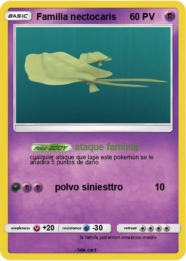 Pokemon Familia nectocaris