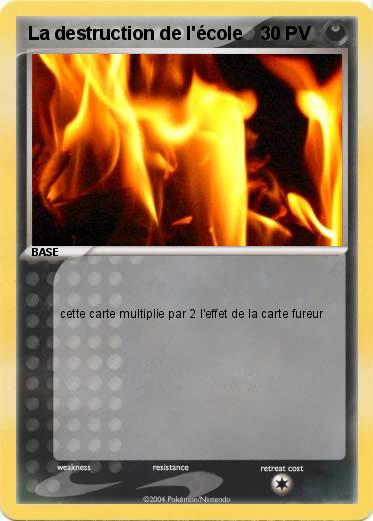 Pokemon La destruction de l'école