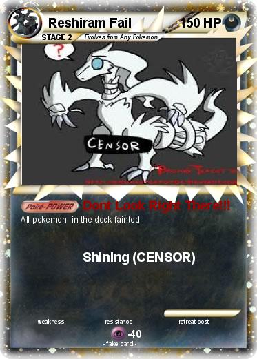Pokemon Reshiram Fail