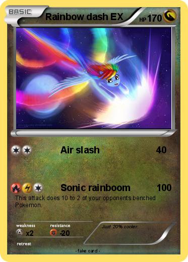 Pokemon Rainbow dash EX