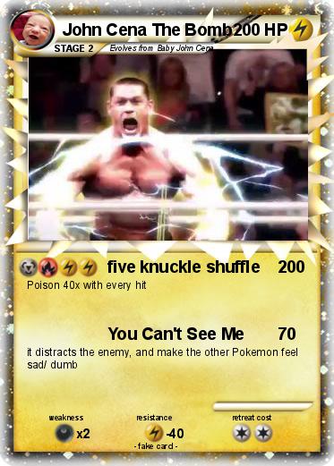 Pokemon John Cena The Bomb
