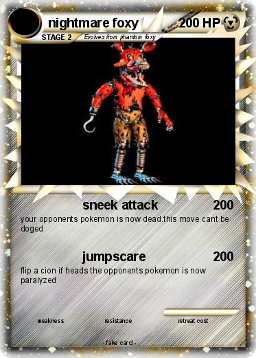 Pokemon nightmare foxy