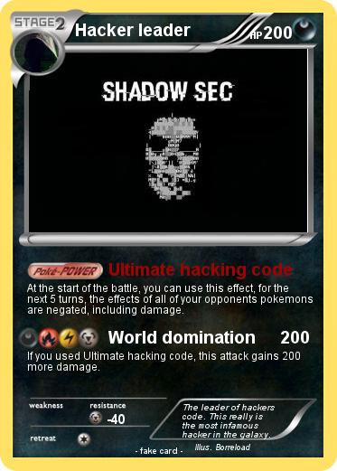 Pokemon Hacker leader