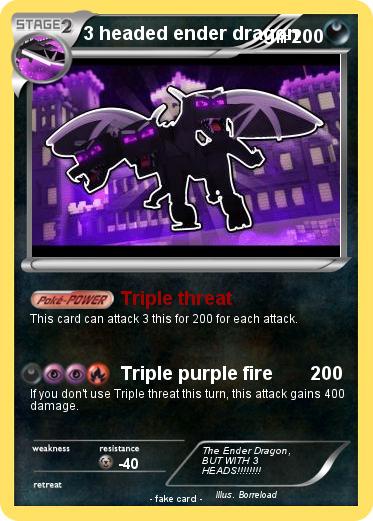 Pokemon 3 headed ender dragon