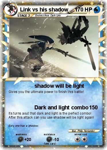 Pokemon Link vs his shadow