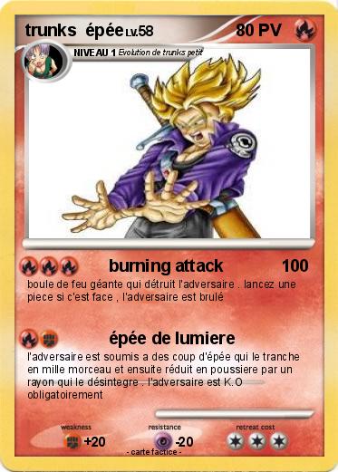 Pokemon trunks  épée