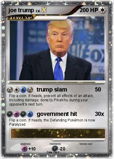 Pokemon joe trump