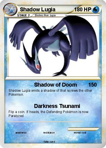 Pokemon Shadow Lugia
