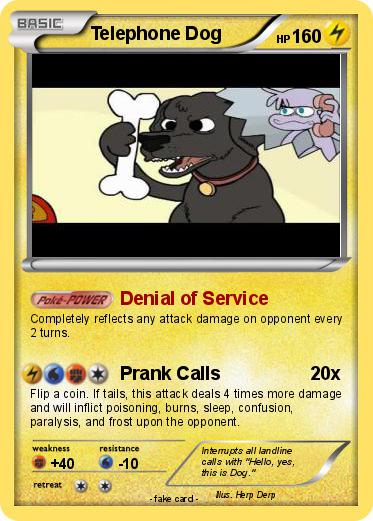 Pokemon Telephone Dog