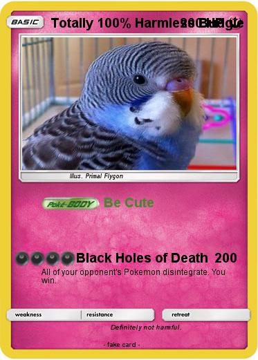 Pokemon Totally 100% Harmless Budgie