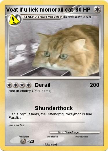 Pokemon Voat if u liek monorail cat