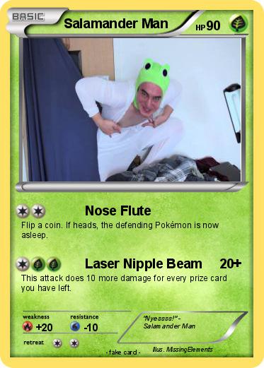 Pokemon Salamander Man