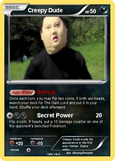 Pokemon Creepy Dude