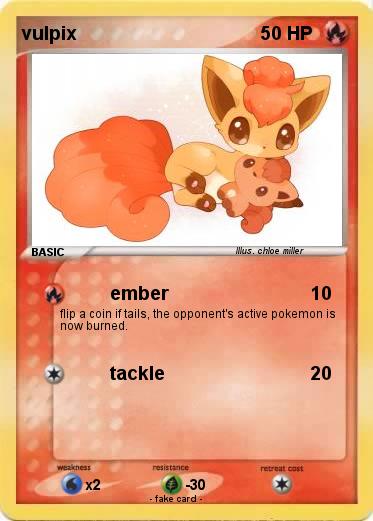 Pokemon vulpix