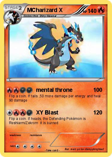 Pokemon MCharizard X