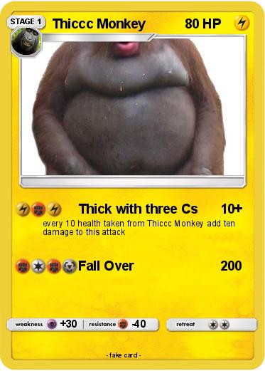 Pokemon Thiccc Monkey