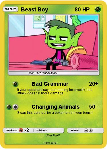 Pokemon Beast Boy