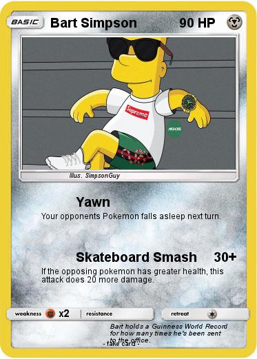 Pokemon Bart Simpson