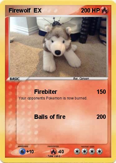 Pokemon Firewolf  EX