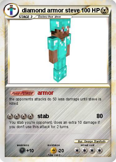 Pokemon diamond armor steve