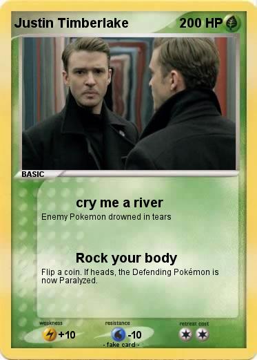 Pokemon Justin Timberlake