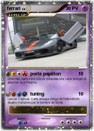 Pokemon ferrari
