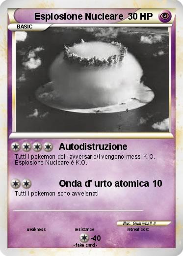 Pokemon Esplosione Nucleare