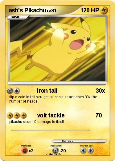 Pokemon ash's Pikachu