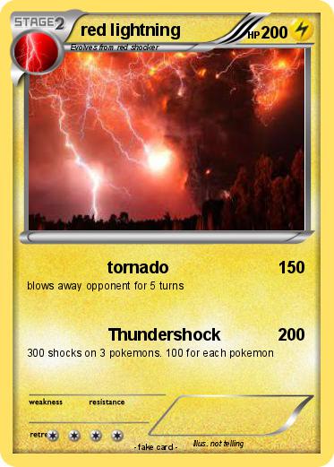 Pokemon red lightning