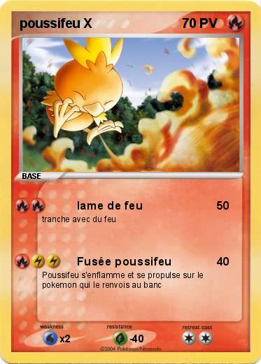 Pokemon poussifeu X