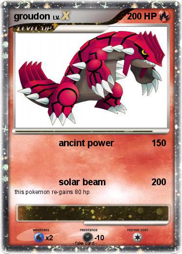 Pokemon groudon