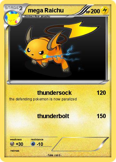 Pokemon mega Raichu
