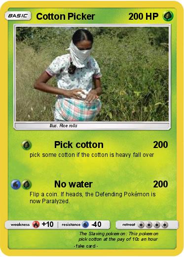 Pokemon Cotton Picker