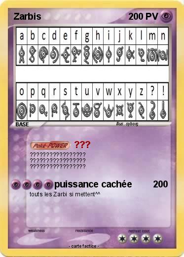 Pokemon Zarbis