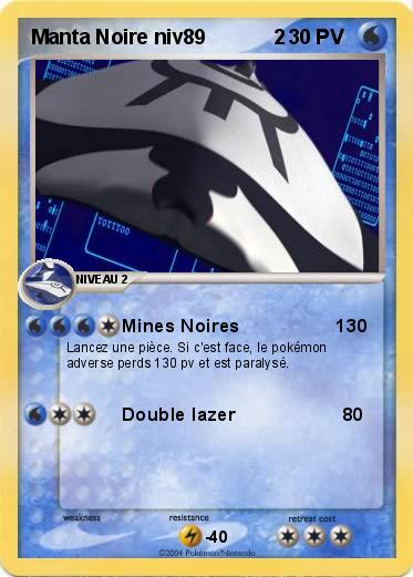 Pokemon Manta Noire niv89            2
