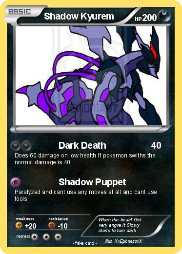 Pokemon Shadow Kyurem