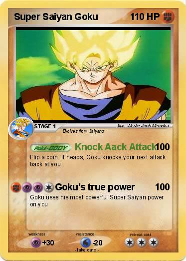 Pokemon Super Saiyan Goku