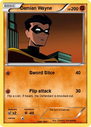 Pokemon Damian Wayne