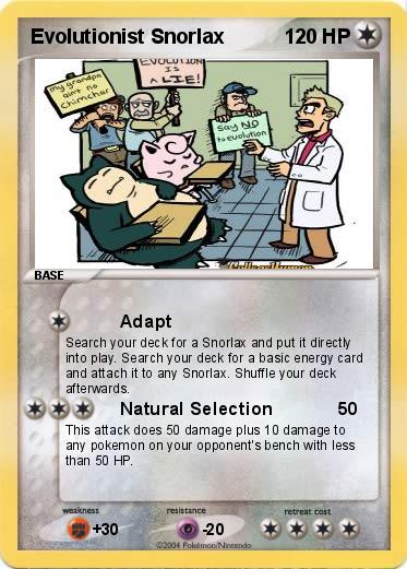 Pokemon Evolutionist Snorlax