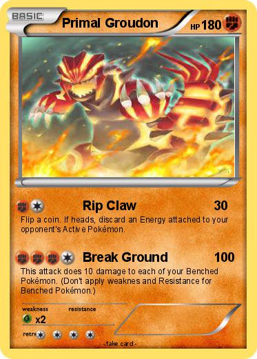 Pokemon Primal Groudon